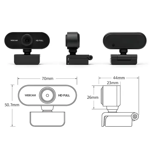 Веб-камера WEB Camera USB05 Full HD 1080p с микрофоном, шумоподавлением, USB 2.0/3.0, угол 90°, кабель 5 м, для ПК, ноутбука - фото 9