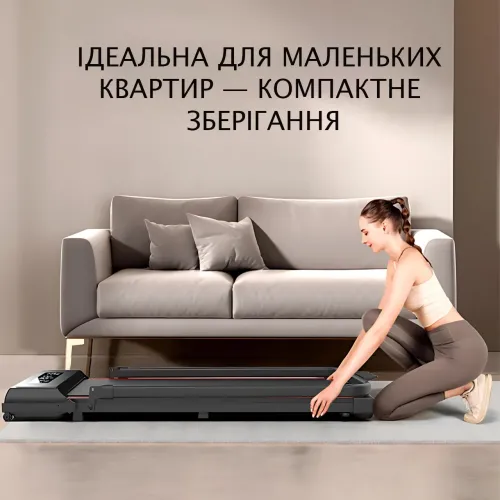 Складная беговая дорожка YXT003 3-в-1 Walking Pad, до 150 кг, 10 км/ч, с пультом, LED-дисплеем, зона бега 107×40 см - фото 8