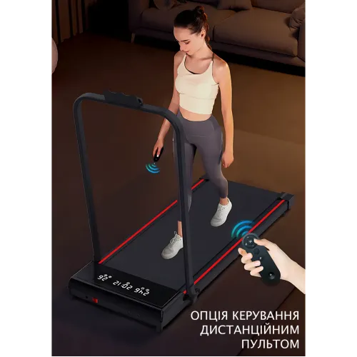 Складная беговая дорожка YXT003 3-в-1 Walking Pad, до 150 кг, 10 км/ч, с пультом, LED-дисплеем, зона бега 107×40 см - фото 7