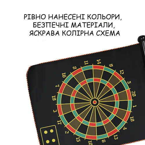 Магнитный дартс MA781, двусторонний, 15 (38 см), безопасные магнитные дротики, для детей и взрослых, для дома, офиса, Double Dart - фото 6