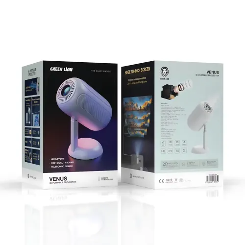 Портативный проектор TS-6 4K, Android 13, 240 ANSI, Full HD 1080p, поддержка 4K, Wi-Fi/кабельное подключение, HIFI-звук, 1+8 ГБ - фото 9