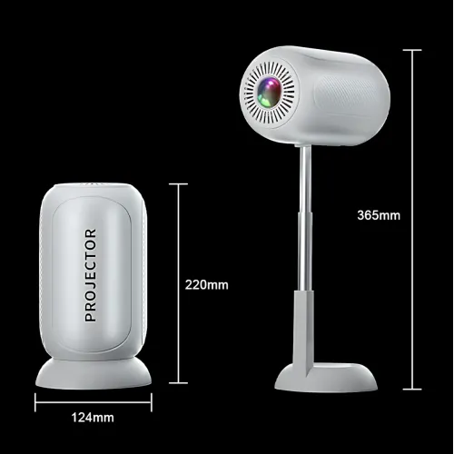 Портативный проектор TS-6 4K, Android 13, 240 ANSI, Full HD 1080p, поддержка 4K, Wi-Fi/кабельное подключение, HIFI-звук, 1+8 ГБ - фото 8