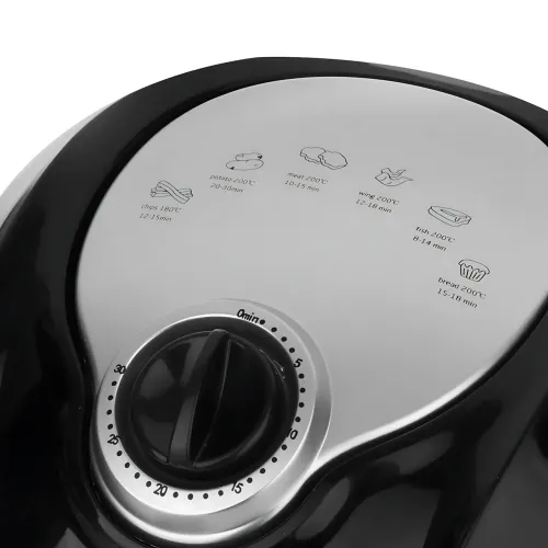 Мультипечь-аэрофритюрница Domotec MS-3220 4.5 л, мощность 1300 Вт, 6 программ, механическое управление, черный - фото 6