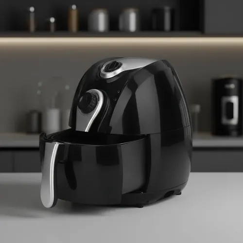 Мультипечь-аэрофритюрница Domotec MS-3220 4.5 л, мощность 1300 Вт, 6 программ, механическое управление, черный - фото 3