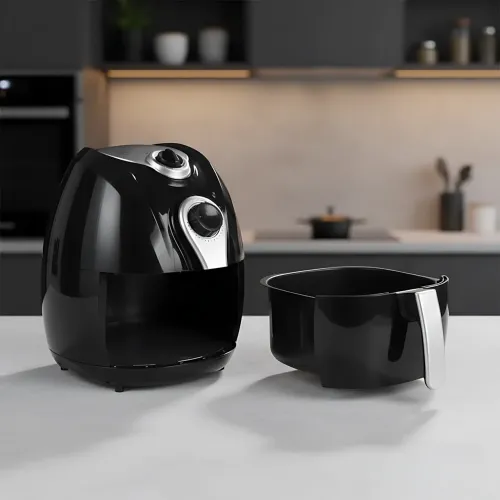 Мультипечь-аэрофритюрница Domotec MS-3220 4.5 л, мощность 1300 Вт, 6 программ, механическое управление, черный - фото 4