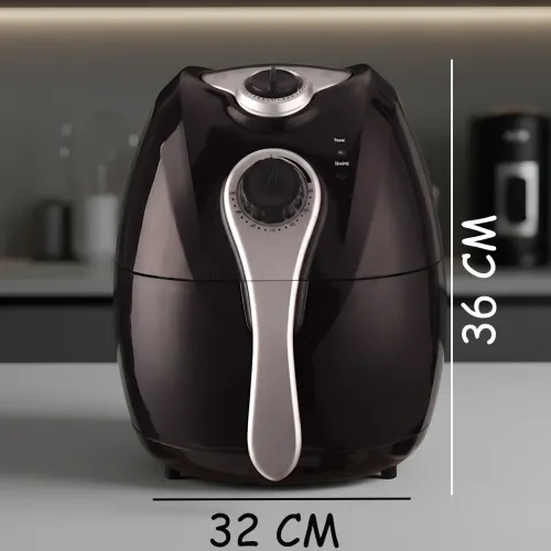 Мультипечь-аэрофритюрница Domotec MS-3220 4.5 л, мощность 1300 Вт, 6 программ, механическое управление, черный - фото 10