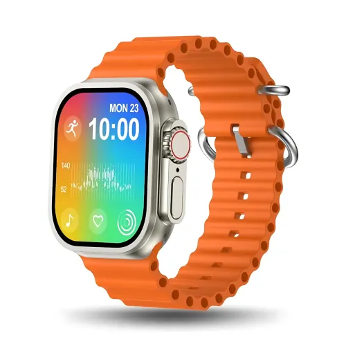 Подарунковий набір 4-в-1: годинник Smart Watch RM22, бездротові навушники Air Pro + бездротовий Power Bank 5000 мА·год + 2 ремінці - фото 2