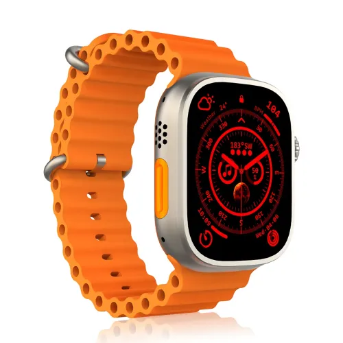 Подарунковий набір 4-в-1: годинник Smart Watch RM22, бездротові навушники Air Pro + бездротовий Power Bank 5000 мА·год + 2 ремінці - фото 4