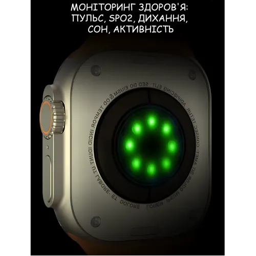 Подарунковий набір 4-в-1: годинник Smart Watch RM22, бездротові навушники Air Pro + бездротовий Power Bank 5000 мА·год + 2 ремінці - фото 9