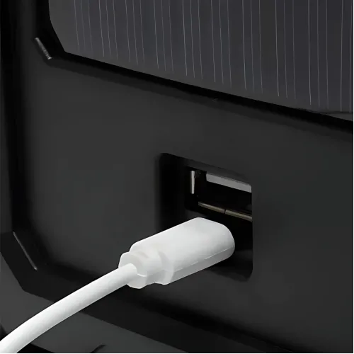 Ліхтарик HC-7078B із сонячною панеллю 20W, COB+LED, 3000 лм, акумулятор 2500 мА·год, Power Bank, USB, IP44, кемпінговий - фото 9