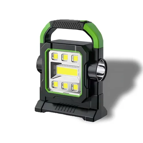 Ліхтарик HC-7078B із сонячною панеллю 20W, COB+LED, 3000 лм, акумулятор 2500 мА·год, Power Bank, USB, IP44, кемпінговий - фото 2