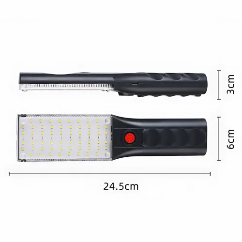 Фонарик светодиодный TORCH ZJ-1258 с магнитом и крюком, 1000 лм, COB LED, USB-зарядка, 5 режимов, встроенный аккумулятор, черный - фото 9