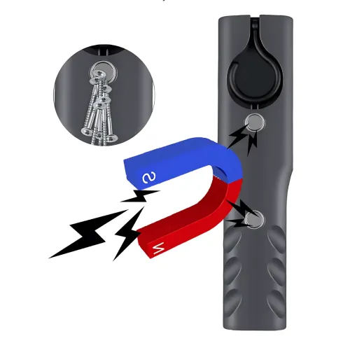 Фонарик светодиодный TORCH ZJ-1258 с магнитом и крюком, 1000 лм, COB LED, USB-зарядка, 5 режимов, встроенный аккумулятор, черный - фото 5