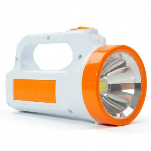 Фонарик аккумуляторный TORCH SG-1983, 800 лм, 2 режима, COB + SMD LED, 1200 мАч, 220V, боковая лампа, индикатор заряда Белый с голубым - фото 6