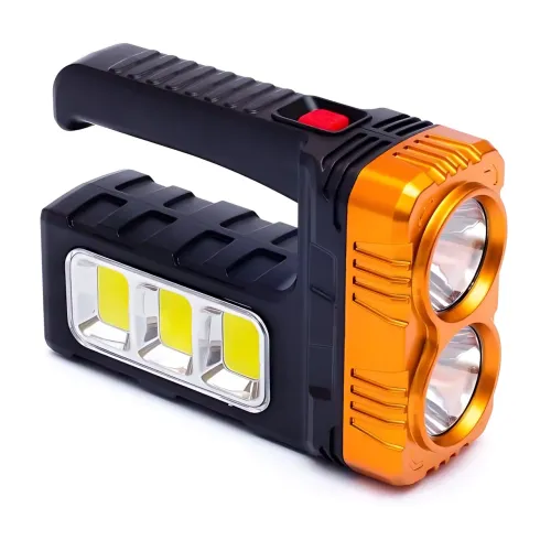 Фонарик аккумуляторный TORCH BL-7702B-COB с солнечной панелью, USB-зарядкой и Power Bank, 1000 лм, 2 режима, боковая COB-лампа - фото 3