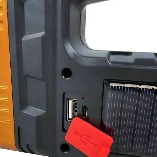 Фонарик аккумуляторный TORCH BL-7702B-COB с солнечной панелью, USB-зарядкой и Power Bank, 1000 лм, 2 режима, боковая COB-лампа - фото 7