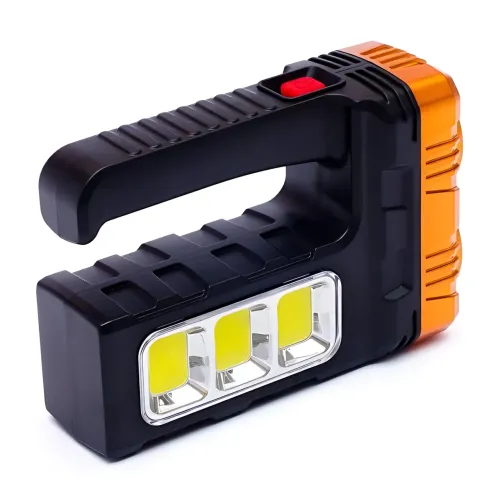 Фонарик аккумуляторный TORCH BL-7702B-COB с солнечной панелью, USB-зарядкой и Power Bank, 1000 лм, 2 режима, боковая COB-лампа - фото 4