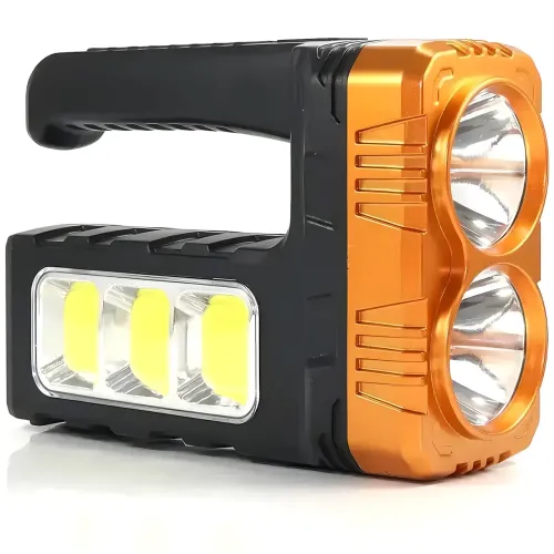 Фонарик аккумуляторный TORCH BL-7702B-COB с солнечной панелью, USB-зарядкой и Power Bank, 1000 лм, 2 режима, боковая COB-лампа - фото 8