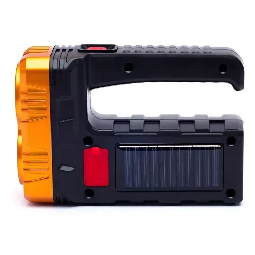 Фонарик аккумуляторный TORCH BL-7702B-COB с солнечной панелью, USB-зарядкой и Power Bank, 1000 лм, 2 режима, боковая COB-лампа - фото 6