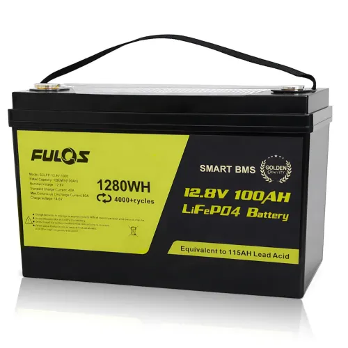 Аккумулятор LiFePO4 FULOS 12.8V 100Ah (1280Wh) Smart BMS, 4000+ циклов, заряд 14.6V, ток разряда 80A - фото 5