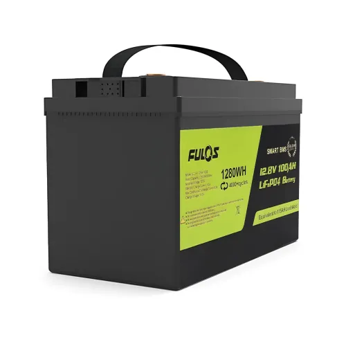 Аккумулятор LiFePO4 FULOS 12.8V 100Ah (1280Wh) Smart BMS, 4000+ циклов, заряд 14.6V, ток разряда 80A - фото 4