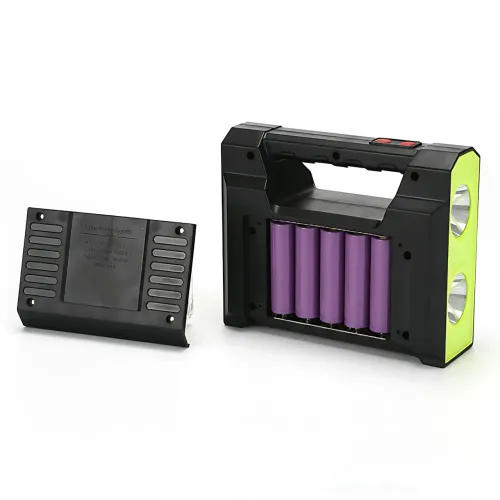 Зарядная станция GD Super GD-C7 с солнечной панелью 3,5 Вт, 30 Вт LED, Power Bank 4000 мАч, 3 LED-лампы, USB, автономная система - фото 2