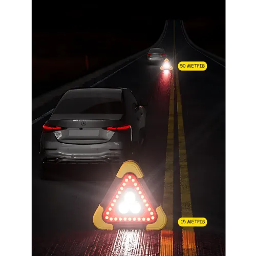 Прожектор світлодіодний Hurry Bolt HB-7709 із сонячною панеллю, аварійний LED-ліхтар 500 лм, Power Bank, USB, червоне світло SOS - фото 9