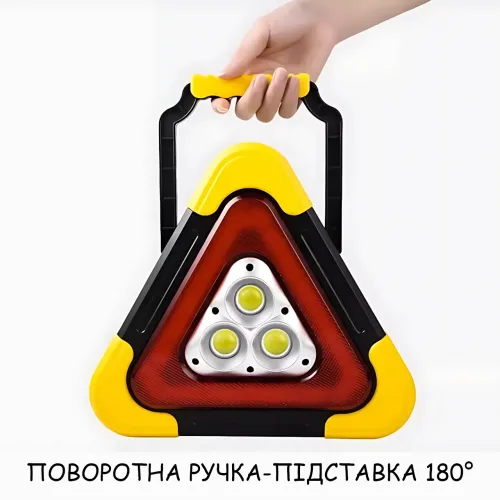 Прожектор світлодіодний Hurry Bolt HB-7709 із сонячною панеллю, аварійний LED-ліхтар 500 лм, Power Bank, USB, червоне світло SOS - фото 5