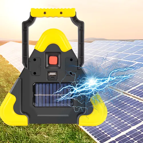 Прожектор світлодіодний Hurry Bolt HB-7709 із сонячною панеллю, аварійний LED-ліхтар 500 лм, Power Bank, USB, червоне світло SOS - фото 8