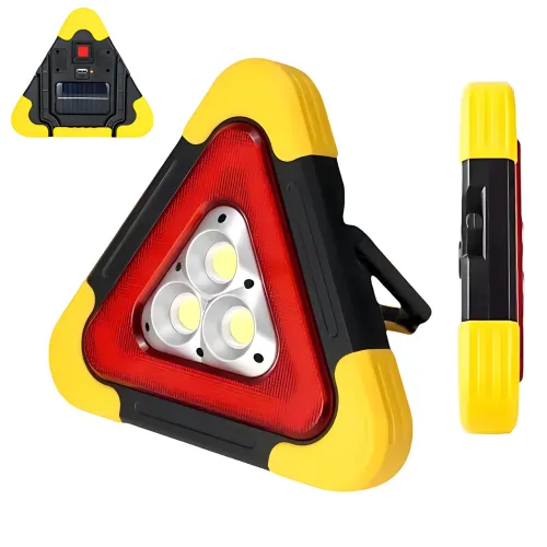 Прожектор світлодіодний Hurry Bolt HB-7709 із сонячною панеллю, аварійний LED-ліхтар 500 лм, Power Bank, USB, червоне світло SOS - фото 4