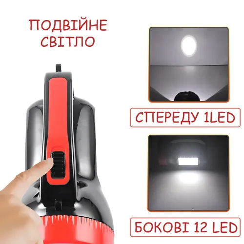 Фонарик TORCH BL-2623 светодиодный аккумуляторный, влагозащищённый, 3 режима работы, зарядка 220 В, выдвижная вилка, ручной - фото 9