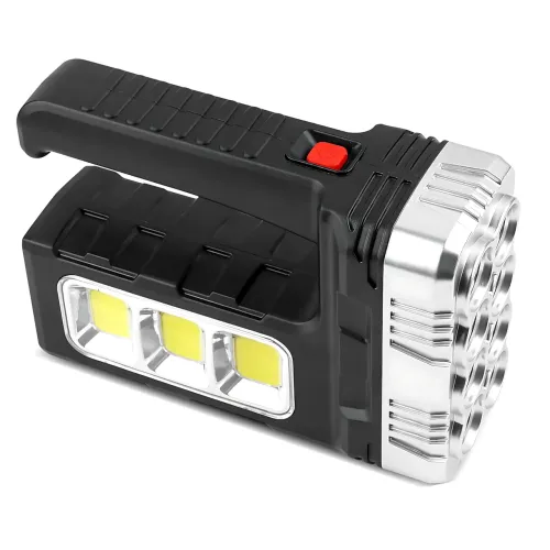 Фонарик аккумуляторный 7701A-COB на солнечной батарее, XPE + COB LED, 3 режима, Power Bank, USB / 220 В - фото 3