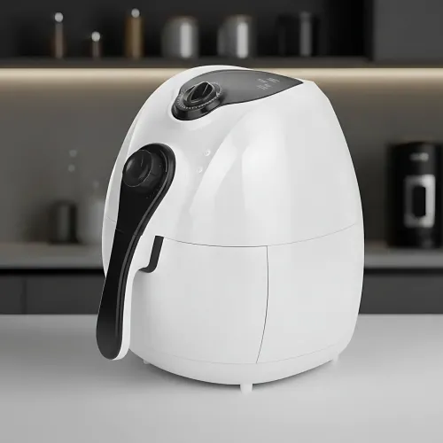 Мультипіч-аерофритюрниця Domotec MS-3220 4.5 л, потужність 1300 Вт, 6 програм, механічне керування, білий - фото 9