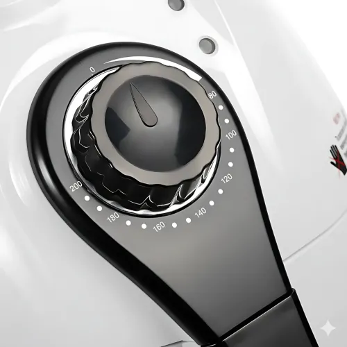 Мультипіч-аерофритюрниця Domotec MS-3220 4.5 л, потужність 1300 Вт, 6 програм, механічне керування, білий - фото 5