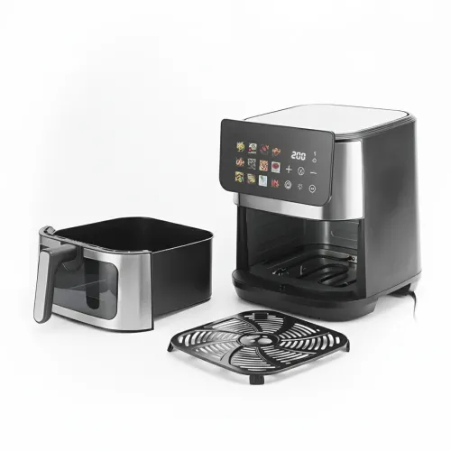 Аэрофритюрница DOMOTEC MS-3224 12 л, 4500 Вт, 2 ТЭНа, Air Fryer 360°, LED-дисплей, жарка без масла, гриль и выпечка - фото 8
