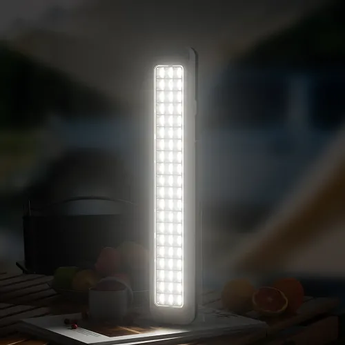 Аккумуляторный LED фонарь TORCH AST-722 с USB-зарядкой, кемпинговая лампа, 2 режима, до 6 часов работы, настенный монтаж, белый - фото 4