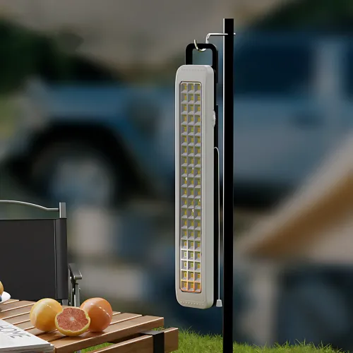 Аккумуляторный LED фонарь TORCH AST-722 с USB-зарядкой, кемпинговая лампа, 2 режима, до 6 часов работы, настенный монтаж, белый - фото 8