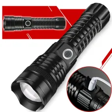 Тактический LED фонарь Bailong BL-A91-P50, Cree XMP50, Zoom, 3 режима, USB-зарядка microUSB, аккумулятор 18650, влагозащищённый