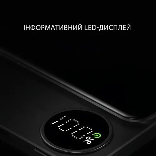 Power Bank Q9 MagSafe 5000 mAh 20W с беспроводной зарядкой Qi 15W, PD Type-C, дисплей, ультратонкий 12 мм, магнитный павербанк Зеленый - фото 8