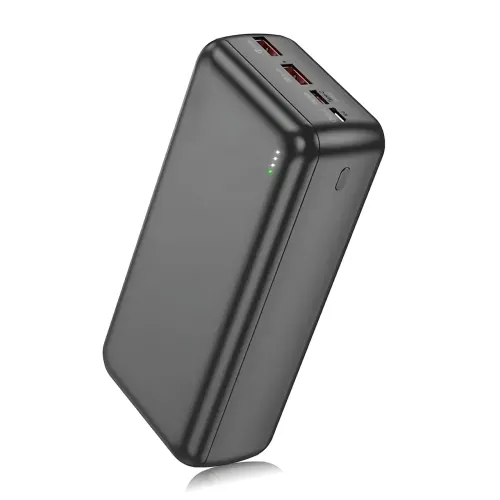 Power Bank AND J38B 50000 мАч, внешний аккумулятор, 2×USB, Type-C + Micro-USB, быстрая зарядка, LED-индикация - фото 3