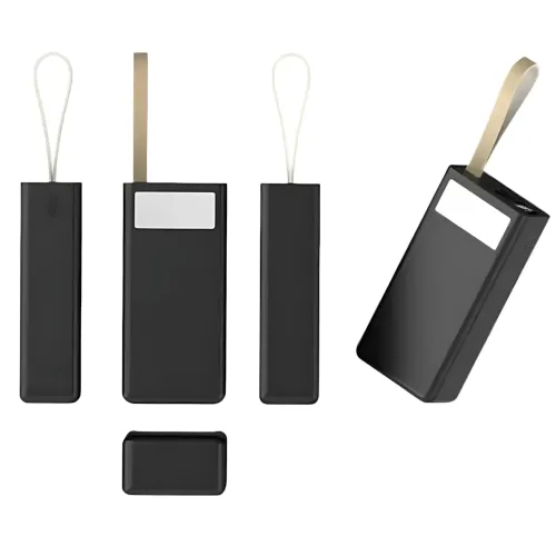 Power Bank AND J86 8000 mAh, акумулятор з LED-дисплеєм, швидке заряджання 22.5W, USB-C, Micro-USB, Lightning - фото 5