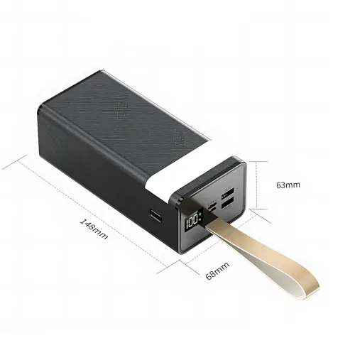 Power Bank AND J86 8000 mAh, акумулятор з LED-дисплеєм, швидке заряджання 22.5W, USB-C, Micro-USB, Lightning - фото 10