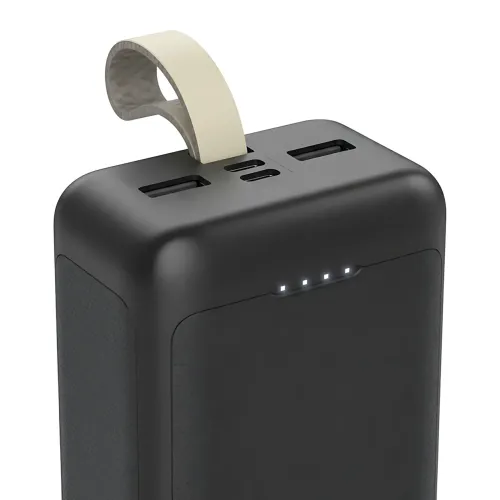 Power Bank AND J111B 50000 mAh 22.5 W — зовнішній акумулятор швидкого заряджання, 4 виходи USB-A/Type-C, LED-індикатор, шнурок - фото 6