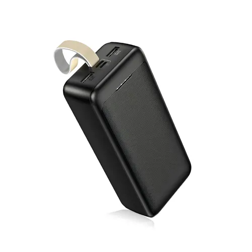 Power Bank AND J111B 50000 mAh 22.5 W — зовнішній акумулятор швидкого заряджання, 4 виходи USB-A/Type-C, LED-індикатор, шнурок - фото 5