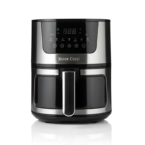 Аерофритюрниця Silver Crest SC-8855S 8L — 4200 Вт, сенсорне керування, оглядове вікно, без олії