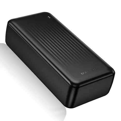 Power Bank BOROFONE BJ80B 30000 mAh, 22.5W быстрая зарядка PD, 2×USB + Type-C, LED-индикатор, Li-Pol, черный - фото 2