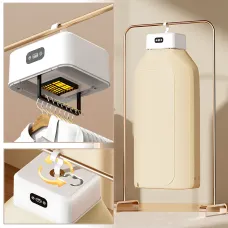 Портативная электрическая сушилка для одежды Foldable Dryer HS01694 600 Вт до 10 кг, Складной мини-паровой шкаф, быстрая сушка