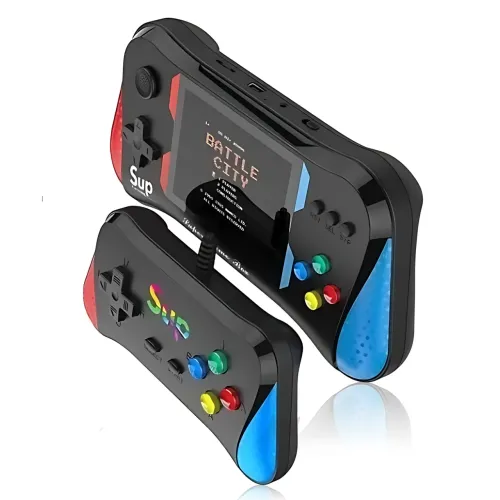 Портативная игровая консоль SUP X7M 500в1, экран 3.5″, подключение к ТВ, 1 проводной джойстик, AV-выход, аккумулятор BL5C 1020 мАч - фото 2