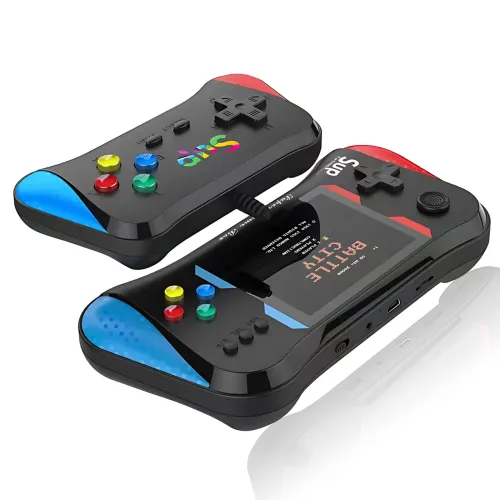 Портативная игровая консоль SUP X7M 500в1, экран 3.5″, подключение к ТВ, 1 проводной джойстик, AV-выход, аккумулятор BL5C 1020 мАч - фото 3