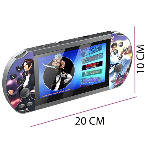 Игровая портативная консоль M7 4.3 IPS, 10000 игр,  2GB RAM + 64GB ROM, PSP PS1 N64, Linux EmuELEC, 1500 мАч - фото 6